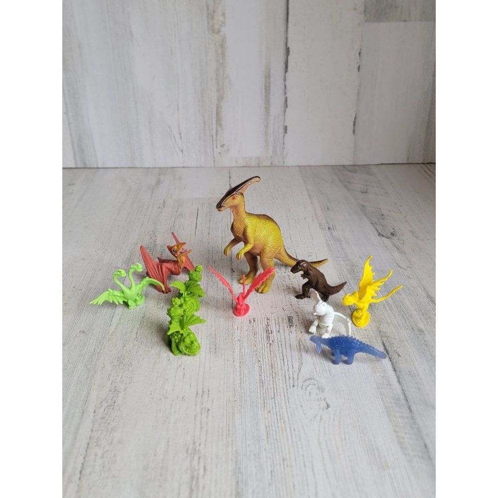 Variety dinosaur‎ play set T-Rex Broncosaurus toy figure